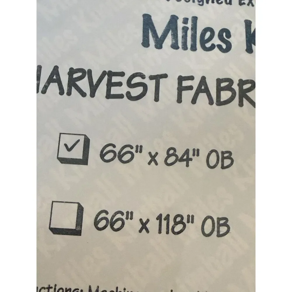 Miles Kimball FABRIC Harvest Tablecloth 66x84” Scarecrows Pumpkins Brand New